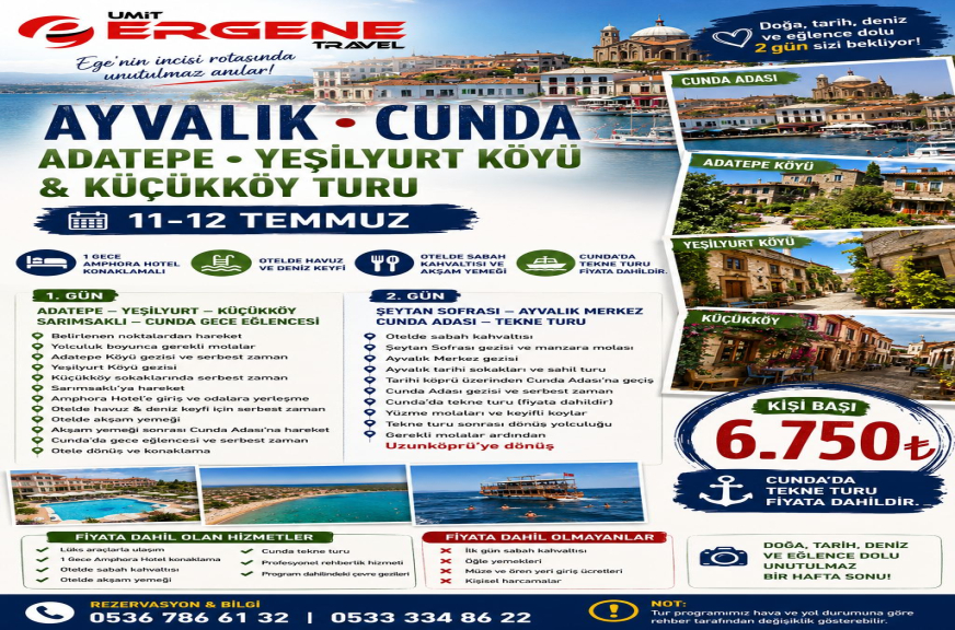 AYVALIK & CUNDA TURU